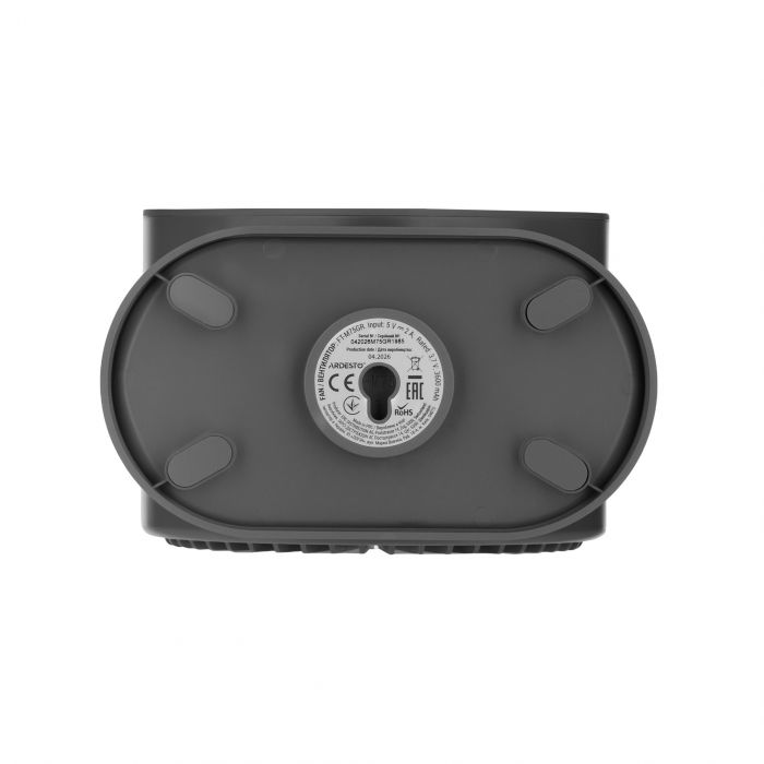 Вентилятор ARDESTO OneBreeze FT-M75GR настільний/настінний, 12см, ел. кер-ня, дисплей, акумулятор, USB-A Type-C, сірий