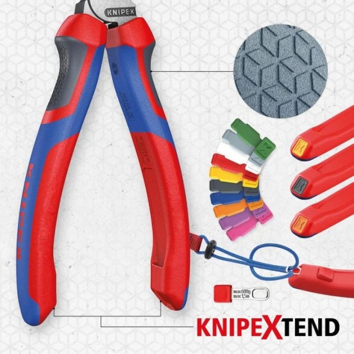 Кусачки-бокорізи KNIPEX 0-4.2мм 200мм 0.304кг