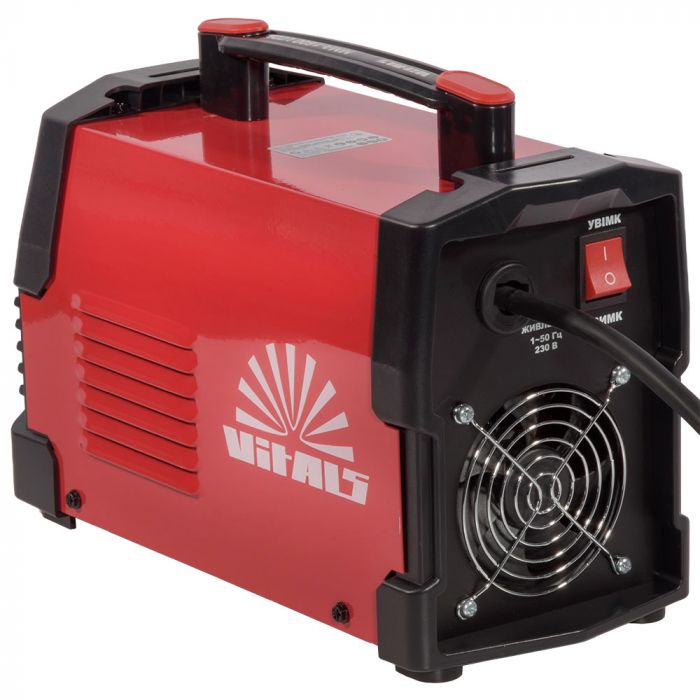 Зварювальний апарат інверторний VitalsMMA-1600 LCDk 230В 5.3кВт 20-160А IP21S 7кг