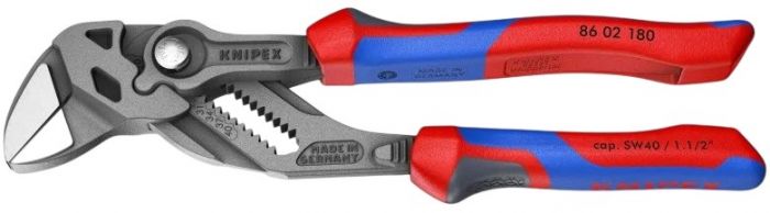 Кліщі переставні KNIPEX 0-40мм 180мм 0.255кг