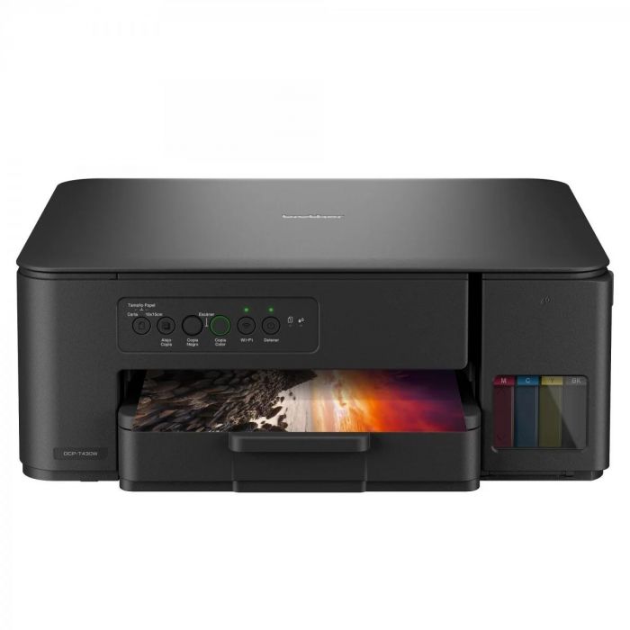БФП ink color А4 Brother DCP-T430W 16_9 ppm USB Wi-Fi 4 inks СБПЧ