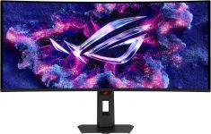 Монітор Asus 34" ROG Strix XG34WCDMS 2xHDMI, DP, USB-C, 3xUSB, Audio, QD-OLED, 3440x1440, 21:9, 280Hz, 0.03ms, DCI-P3 99.3%, CURVED, G-SYNC, FreeSync, HAS, HDR500