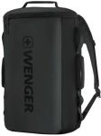 Дорожня сумка-рюкзак Wenger, UrbanOne Duffle backpack з відсіком для ноутбука 15.6", чорний