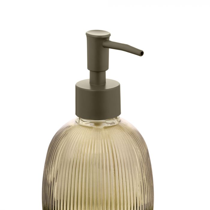 Диспенсер для мила ARDESTO Minimalism Mellon, 350мл, скло, пластик, зелений