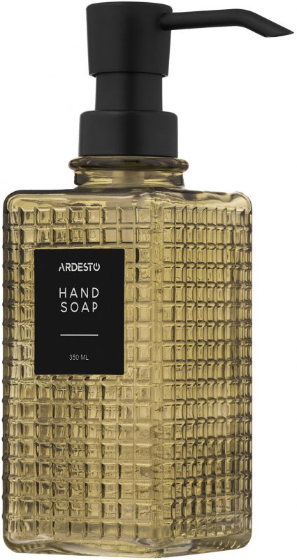 Диспенсер для мила ARDESTO Minimalism Empire, 350мл, содово-вапняне скло, пластик, зелений