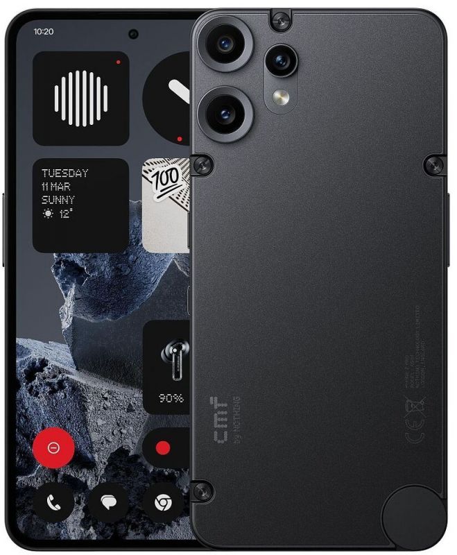 Смартфон CMF by Nothing Phone 2 Pro 6.77" 8/128ГБ, 2SIM, 5000мА•год, чорний