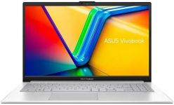 Ноутбук ASUS Vivobook GO 15 E1504FA-BQ2838 15.6" FHD IPS, AMD R3 30, 16GB, F512GB, UMA, NoOS, Сріблястий