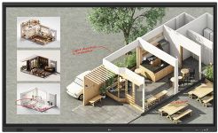 Дисплей інтерактивний 75" LG CreateBoard 75TR3DQ UHD 400nit 16/7 Android WiFi