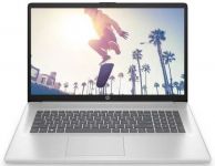 Ноутбук HP 17-cn3041ua 17.3" FHD IPS AG, N200, 8GB, F512GB, UMA, DOS, сріблястий