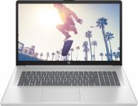 Ноутбук HP 17-cn4039ua 17.3" FHD IPS AG, C3-100U, 8GB, F512GB, UMA, DOS, сріблястий