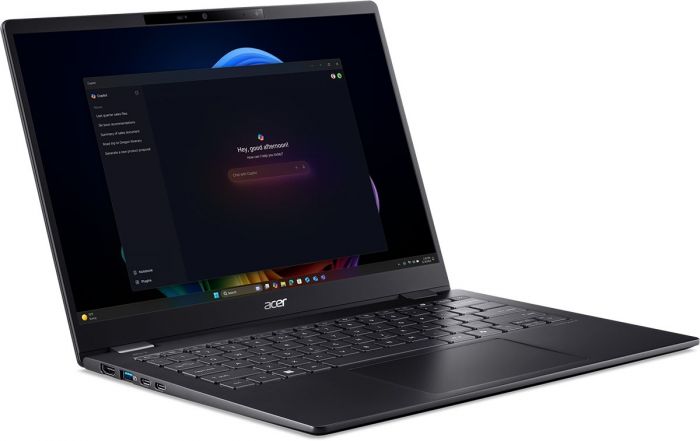 Ноутбук Acer TravelMate TMP614-54 14" 2.8K IPS, Intel U5-226V, 16GB, F512GB, UMA, Win11P