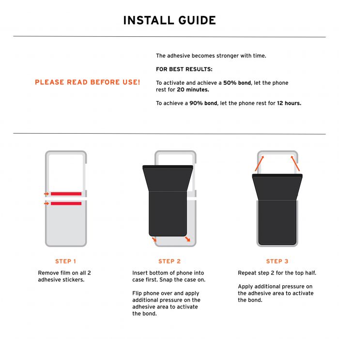 Чохол UAG для Samsung Galaxy Z Flip 8, Mouve with Magnet, Ice