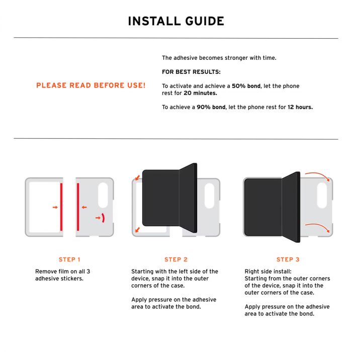 Чохол UAG для Samsung Galaxy Z Fold 8, Mouve with Magnet, Ice