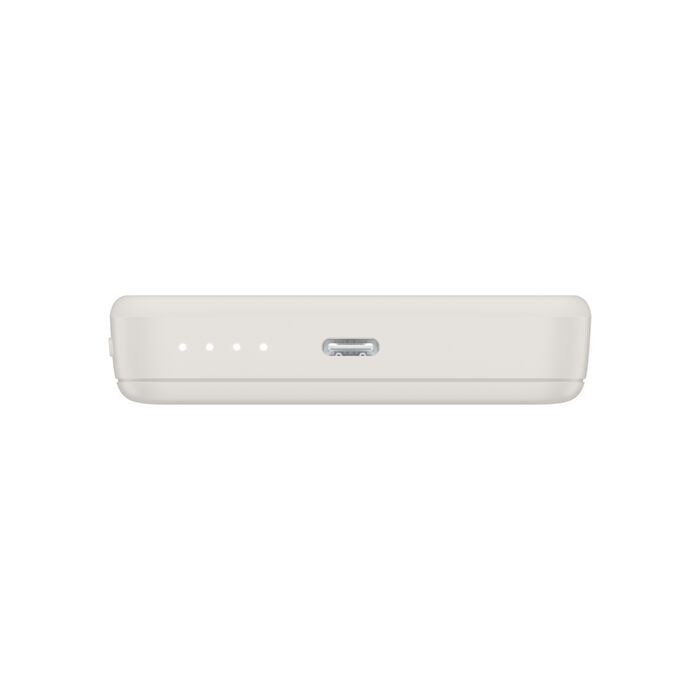 Акумулятор портативний літій-іонний Power Bank Belkin 10000мА·год, 20Вт/Qi2 7.5Вт, Slim Magnetic Ring, пісочний