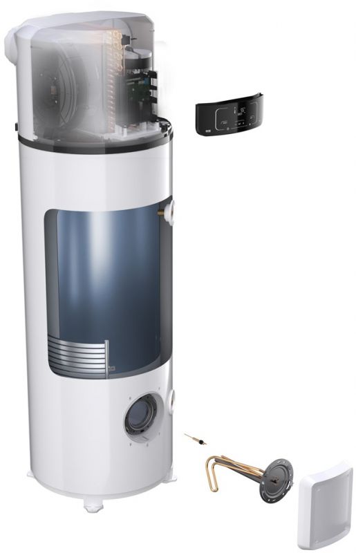 Водонагрівач з тепловим насосом Ariston NUOS PLUS S2 WI-FI 250 FS, ел. кер-ння,