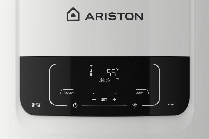 Водонагрівач з тепловим насосом Ariston NUOS PLUS S2 WI-FI 250 FS, ел. кер-ння,