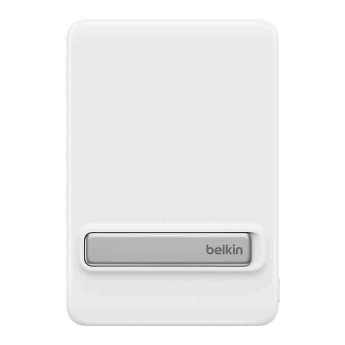 Акумулятор портативний літій-іонний Power Bank Belkin 10000мА·год, 30Вт PD/Qi2 15Вт, Magnetic Kickstand, білий