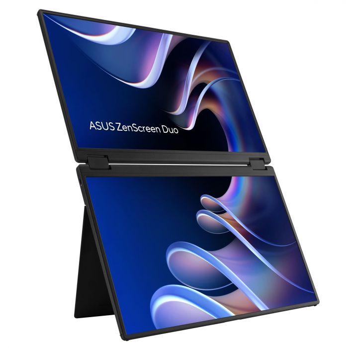 Монітор портативний Asus 2x14" ZenScreen DUO MB14FCD mHDMI, 2xUSB-C, IPS, 1920x1200, 16:10, sRGB 100%, HDR10, Sleeve