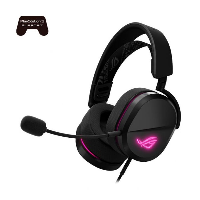 Гарнітура ігрова ASUS ROG Pelta Core USB-C, RGB, чорний