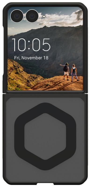 Чохол UAG для Samsung Galaxy Z Flip 8, Mouve with Magnet, Ash