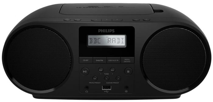 Магнітола Philips TAZ6000 4W, BT 5.4, FM/DAB+, MP3-CD, USB