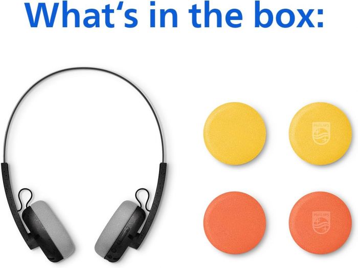 Навушники On-ear Philips TAH2000 BT 5.4, Wireless, Mic, Чорний