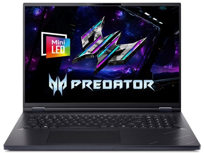 Ноутбук Acer Predator Helios 18 AI PH18-I71 18" WQXGA IPS, Intel U9-290HX, 64GB, F1TB, NVD5080-16, Win11, чорний