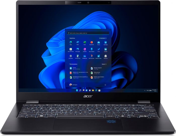 Ноутбук Acer TravelMate TMP614-54 14" WUXGA IPS, Intel U7-256V, 16GB, F512GB, UMA, Win11P, чорний
