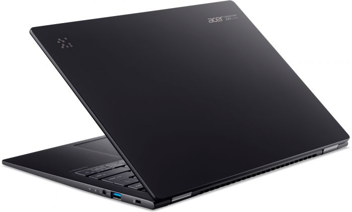 Ноутбук Acer TravelMate TMP614-54 14" 2.8K IPS, Intel U7-256V, 16GB, F512GB, UMA, Win11P, чорний