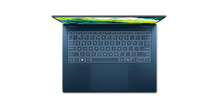 Ноутбук Acer Swift Spin 14 AI SFSP14-Q51T 14" WUXGA IPS Touch, Qualcomm X2E-78100, 16GB, F512GB, UMA, Win11, синій