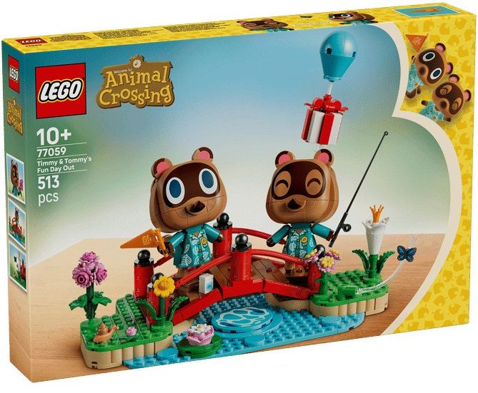 Конструктор LEGO Animal Crossing Веселий день Timmy і Tommy на природі
