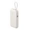 Акумулятор портативний літій-іонний Power Bank Belkin 20000мА·год, 45Вт, з інтегрованим кабелем USB-C, пісочний
