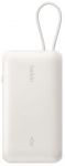 Акумулятор портативний літій-іонний Power Bank Belkin 20000мА·год, 45Вт, з інтегрованим кабелем USB-C, пісочний