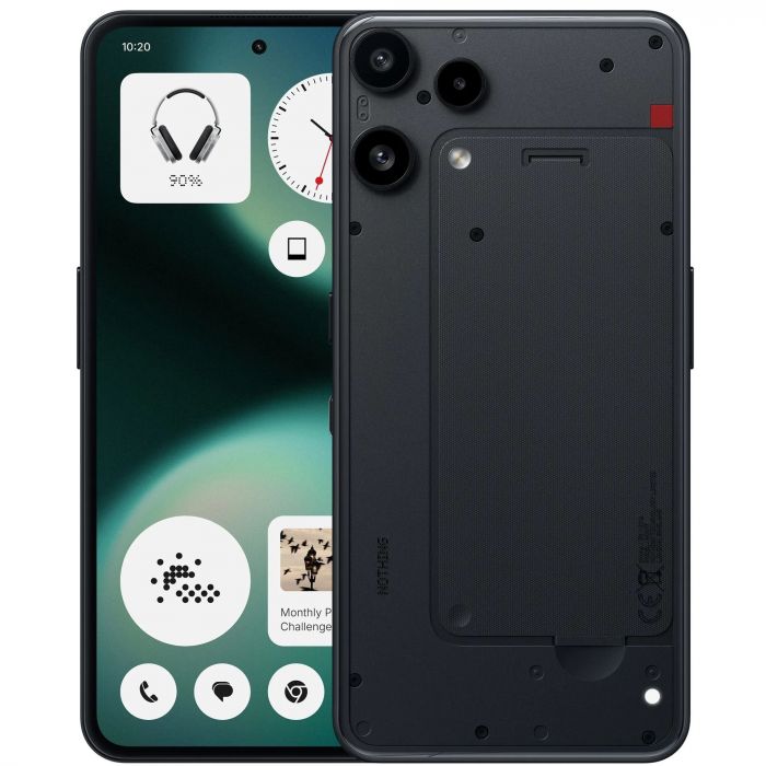 Смартфон Nothing Phone (3a) Lite 5G 6.77" 8/128ГБ, 2SIM, 5000мА•год, чорний