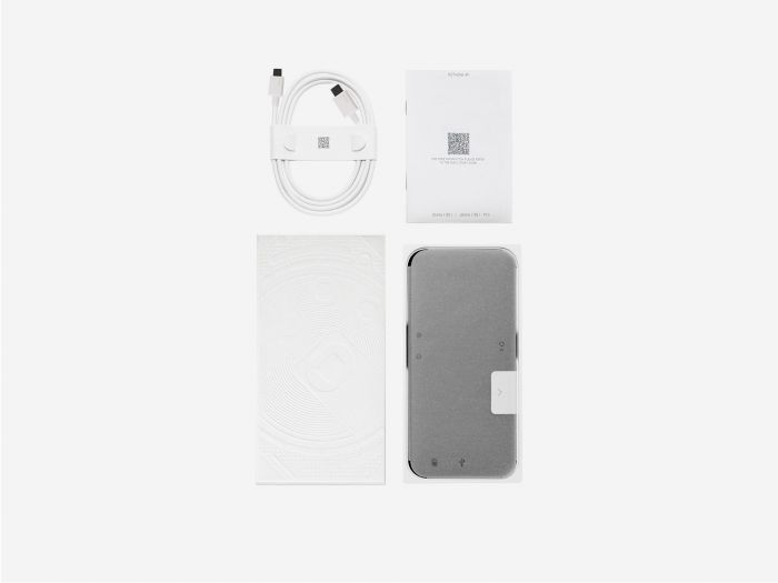 Смартфон Nothing Phone (3a) 6.77" 12/256ГБ, 2SIM, 5000мА•год, білий