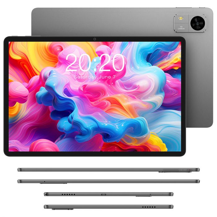 Планшет Teclast M50T 10.1" 4ГБ, 128ГБ, 7000мА•ч, Android, сірий