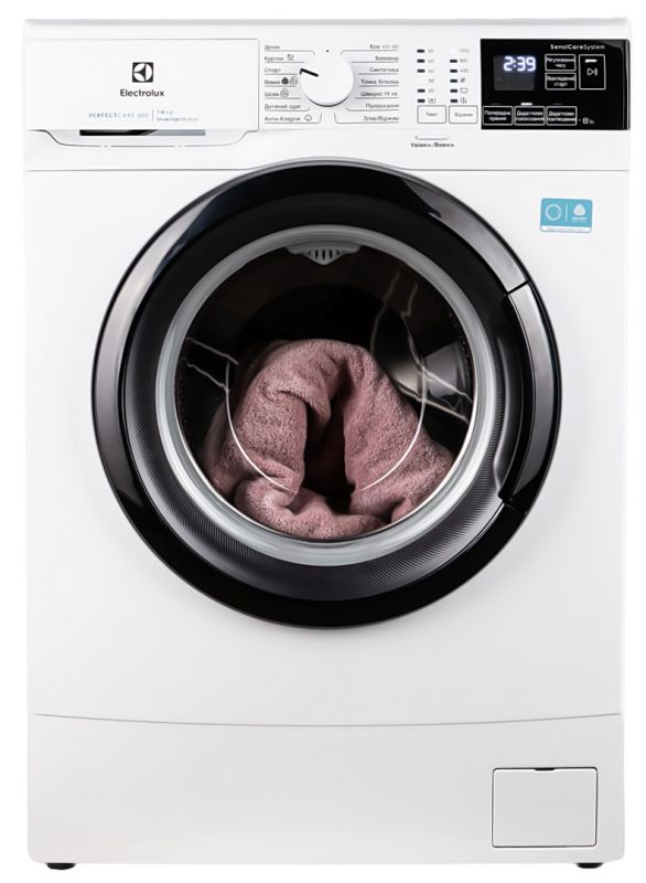 Пральна машина Electrolux фронтальна, 6кг, 1200, A, 41см, дисплей, інвертор, білий