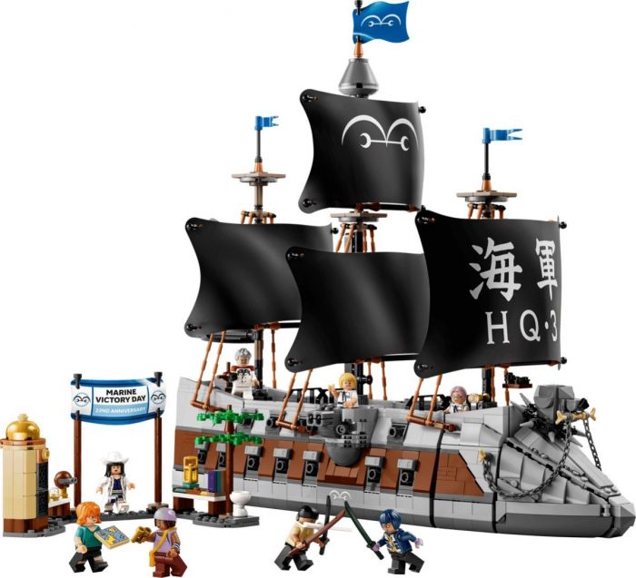 Конструктор LEGO ONE PIECE Морський бойовий корабель Ґарпа