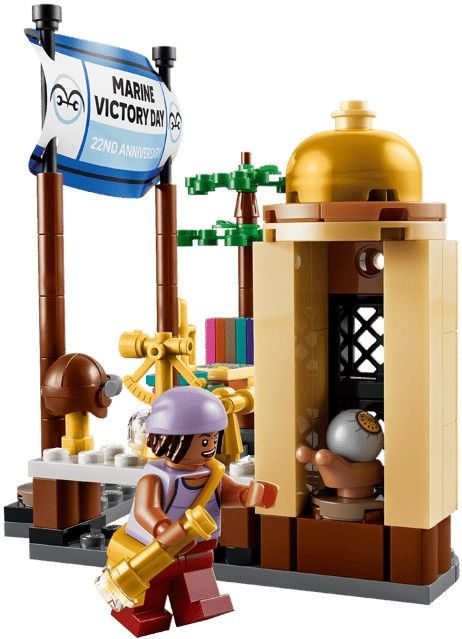 Конструктор LEGO ONE PIECE Морський бойовий корабель Ґарпа
