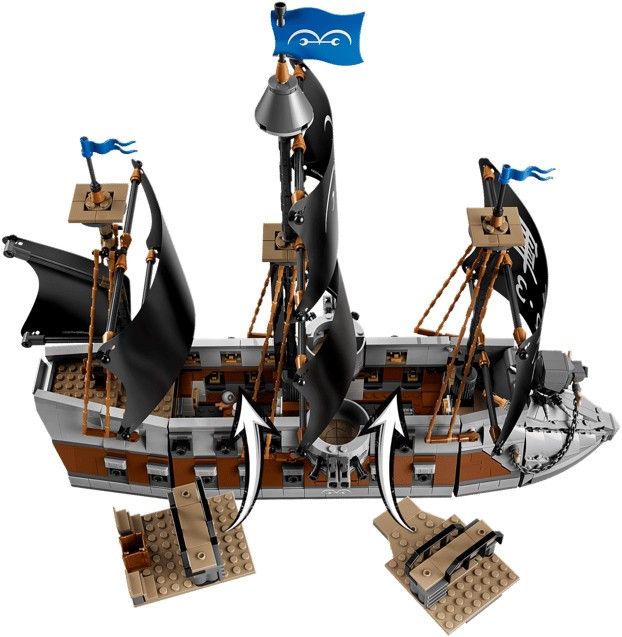 Конструктор LEGO ONE PIECE Морський бойовий корабель Ґарпа