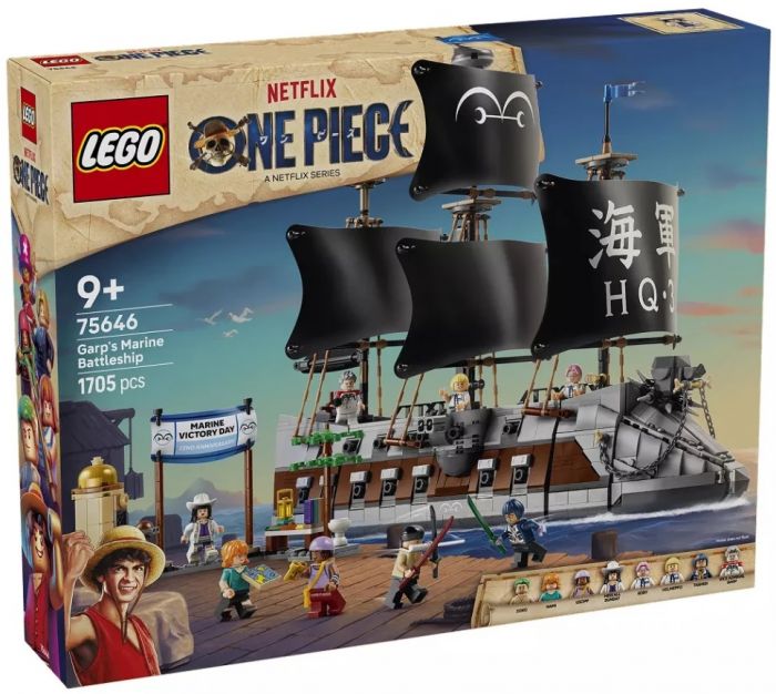Конструктор LEGO ONE PIECE Морський бойовий корабель Ґарпа