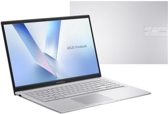 Ноутбук ASUS Vivobook 15 X1504MA-BQ105 15.6" FHD IPS, Intel 3 304, 16GB, F512GB, UMA, noOS, Сріблястий