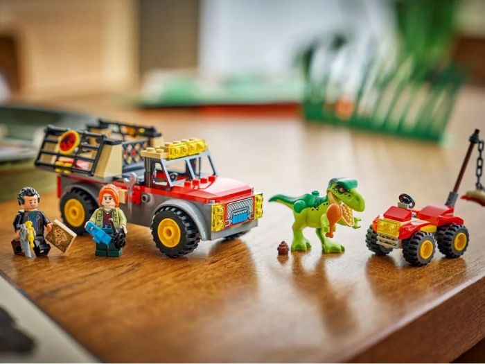 Конструктор LEGO Jurassic World Вантажівка для перевезення молодого тиранозавра