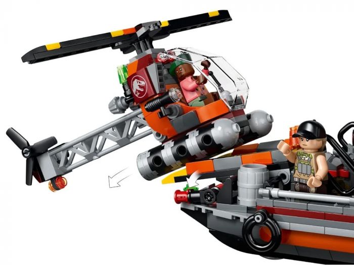Конструктор LEGO Jurassic World Напад мозазавра на човен