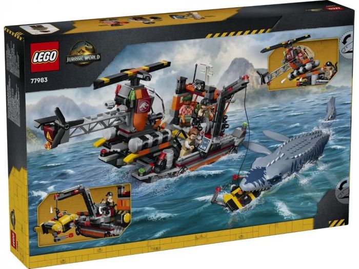 Конструктор LEGO Jurassic World Напад мозазавра на човен