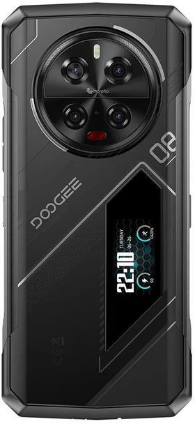 Смартфон Doogee V40 Pro 5G 6.78" 16/512ГБ, 2SIM, 8680мА•год, сірий (камера нічного бачення)