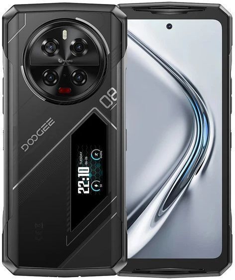 Смартфон Doogee V40 Pro 5G 6.78" 16/512ГБ, 2SIM, 8680мА•год, сірий (камера нічного бачення)