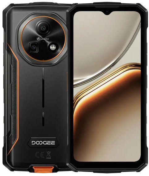 Смартфон Doogee Fire 5 6.6" 3/64ГБ, 2SIM, 13000мА•год, помаранчевий
