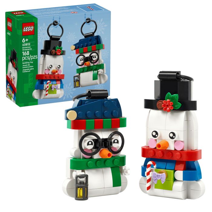 Конструктор LEGO Iconic Прикраси зі сніговиком