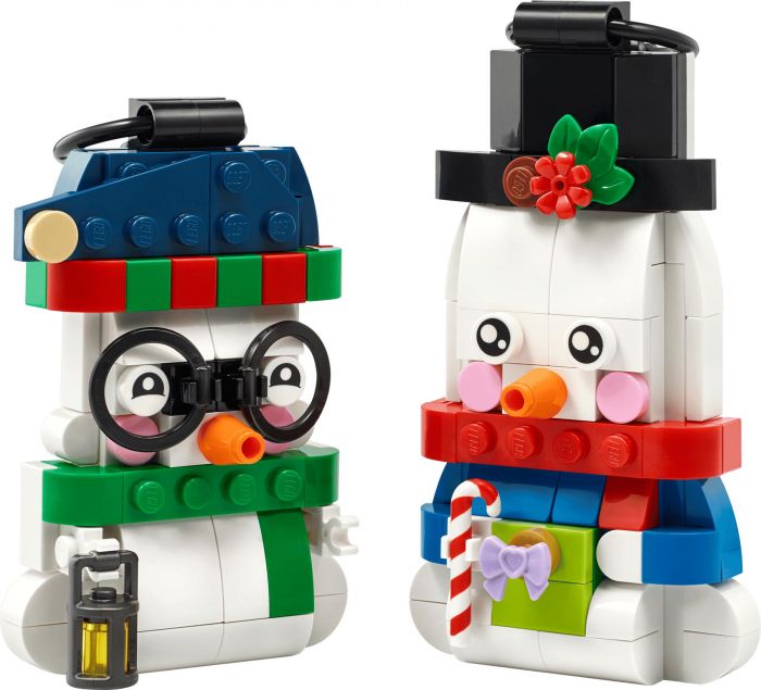 Конструктор LEGO Iconic Прикраси зі сніговиком